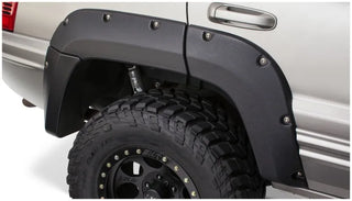 Bushwacker Cutout Style Fender Flares 2pc (REAR): Jeep Grand Cherokee 1999-2004 - Black