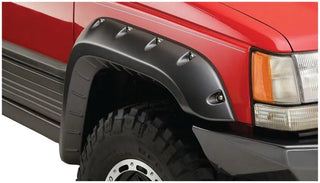 Bushwacker Cut-Out Style Fender Flares 4pc: Jeep Grand Cherokee 1993-1998 - Black