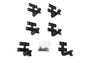 Dee Zee Hex Series Heavy Duty Steel Side Step Bracket Kit: Fits Most Ram 1500 Models (2019-2024)