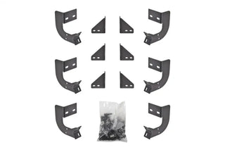Dee Zee Hex Series Heavy Duty Steel Side Step Bracket Kit: Fits Most Ram 1500 Models (2019-2024)