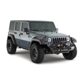 Bushwacker Pocket Style Fender Flares 2pc (REAR): Jeep Wrangler Unlimited / JK (2007-2018) - Black