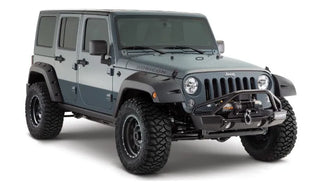 Bushwacker Pocket Style Fender Flares 2pc (REAR): Jeep Wrangler Unlimited / JK (2007-2018) - Black