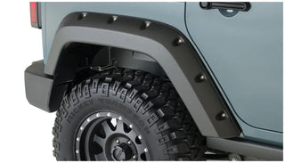 Bushwacker Pocket Style Fender Flares 2pc (REAR): Jeep Wrangler Unlimited / JK (2007-2018) - Black
