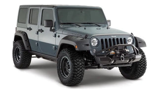 Bushwacker Pocket Style Fender Flares 2pc (REAR): Jeep Wrangler Unlimited / JK (2007-2018) - Black