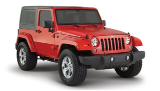 Bushwacker Pocket Style Fender Flares 2pc: Jeep Wrangler / Wrangler JK (2007-2018) - Black