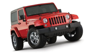 Bushwacker Pocket Style Fender Flares 2pc: Jeep Wrangler / Wrangler JK (2007-2018) - Black