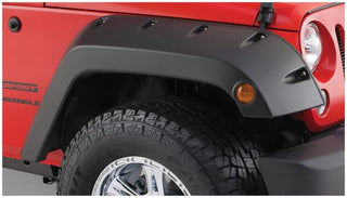 Bushwacker Pocket Style Fender Flares 2pc: Jeep Wrangler / Wrangler JK (2007-2018) - Black