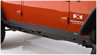 Bushwacker Trail Armor Rocker Panel & Sill Plate Cover: Jeep Wrangler Unlimited (07-18) - Black