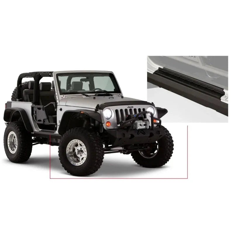 Bushwacker Rocker Panel Cover Jeep Wrangler 2007-18 – FastHemis