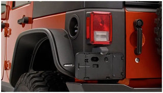 Bushwacker Trail Armor Rear Corners: Jeep Wrangler / Wrangler JK (2007-2018) - Black