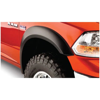 Bushwacker Extend-A-Fender Style Fender Flares 2pc (FRONT): Dodge Ram 1500 (2009-2018) - Black