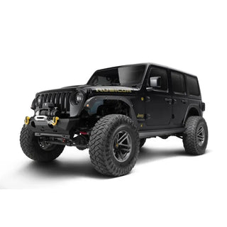Bushwacker Trail Armor Fender Delete Kit (F&R): Jeep Wrangler (18-24) - Black Textured