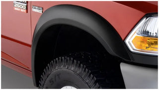 Bushwacker Extend-A-Fender Style Fender Flares 2pc (FRONT): Fits Dodge Ram (02-10) - Matte Black