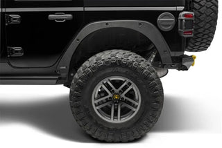 Bushwacker Trail Armor Fender Delete Kit (F&R): Jeep Wrangler (18-24) - Black Textured