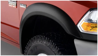Bushwacker Extend-A-Fender Style Fender Flares 2pc (FRONT): Fits Ram 2500 / 3500 (10-19) - Black