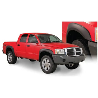 Bushwacker Extend-A-Fender Style Fender Flares 4pc (64.9in Bed) - Dodge Dakota (2005-2010) - Black