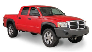 Bushwacker Extend-A-Fender Style Fender Flares 4pc (64.9in Bed) - Dodge Dakota (2005-2010) - Black