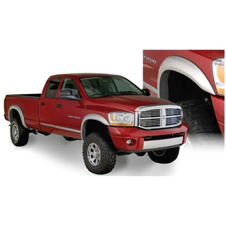 Bushwacker Extend-A-Fender Fender Flares 4pc (F&R): Dodge Ram 1500 / 2500 / 3500 (02-09) - Black