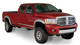 Bushwacker Extend-A-Fender Fender Flares 4pc (F&R): Dodge Ram 1500 / 2500 / 3500 (02-09) - Black
