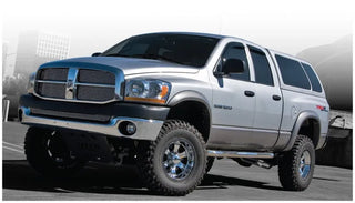 Bushwacker Extend-A-Fender Fender Flares 4pc (F&R): Dodge Ram 1500 / 2500 / 3500 (02-09) - Black