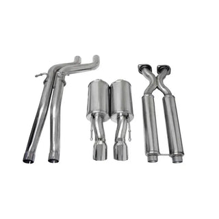 CORSA Sport Cat-Back Exhaust Polished Tips (REAR): Jeep Grand Cherokee SRT8 2006-2010 6.1L HEMI