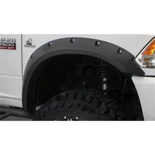 Bushwacker Max Coverage Pocket Style Fender Flares 4pc: Fits Dodge Ram 2500 / 3500 (10-19) - Black