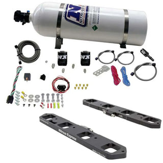 Nitrous Express Direct Port Plate System w/ 15lb Bottle: Fits Dodge / Jeep (03-22)