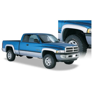 Bushwacker OE Style Fender Flares 4pc (78/96in Bed) (F&R): Dodge Ram 1500/2500/3500 (94-02) - Black