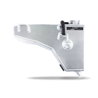 Mishimoto Aluminum Expansion Tank Natural (FRONT): Dodge Challenger / Charger SRT 2015-23 6.4L & 6.2L