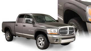 Bushwacker OE Style Fender Flares 4pc (4-DOOR): Dodge Ram 1500/2500/3500 (06-09) - Black