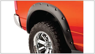 Bushwacker Pocket Style Fender Flares 2pc (REAR): Fits Ram 1500/2500/3500 (09-24) - Black