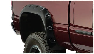 Bushwacker Pocket Style Fender Flares 2pc (REAR): Fits Dodge Ram 1500/2500/3500 (94-02) - Black