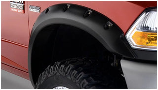 Bushwacker Pocket Style Fender Flares 2pc (FRONT): Dodge Ram 2500 / 3500 (10-19) - Black