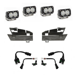 Baja Designs S2 Dual Fog Pocket Kit: Ram 1500 2019-2024