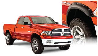 Bushwacker Pocket Style Fender Flares 4pc - Black: Dodge Ram 1500 / 2500 / 3500 (06-09)