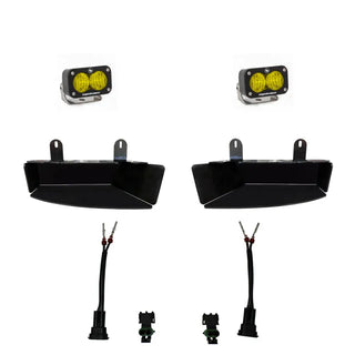 Baja Designs S2 Wide Cornering Fog Kit: Ram 2500 / 3500 2019-2024 - Amber