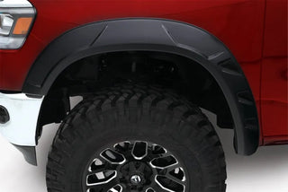 Bushwacker DRT Style Fender Flares 4pc (67.4in Fleetside Bed) - Black: Dodge Ram 1500 (2009-2018)
