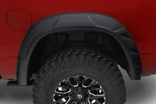 Bushwacker DRT Style Fender Flares 4pc (67.4in Fleetside Bed) - Black: Dodge Ram 1500 (2009-2018)