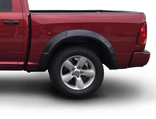 Bushwacker DRT Style Fender Flares 4pc (67.4in Fleetside Bed) - Black: Dodge Ram 1500 (2009-2018)