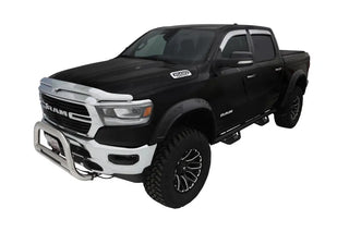 Bushwacker DRT Style Fender Flares 4pc (67.4in Fleetside Bed) - Black: Dodge Ram 1500 (2009-2018)