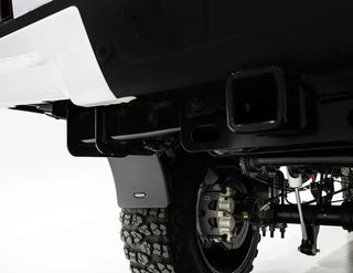Bushwacker Trail Armor Rear Mud Flaps (REAR): Fits Dodge / Ram 1500-3500 (09-24) w/ Hardware - Black