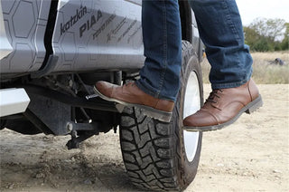 Dee Zee Cast Aluminum Side Box Step for Ram 1500 (2019-2024) - Black Powder Coat