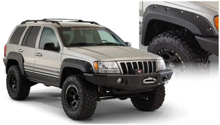 Bushwacker Cutout Style Fender Flares 2pc (FRONT): Jeep Grand Cherokee 1999-2004 - Black