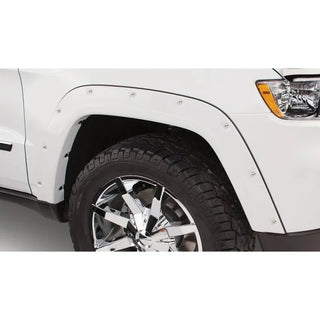 Bushwacker Pocket Style Fender Flares 2pc (REAR): Jeep Grand Cherokee (2011-2018) - Black