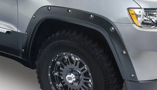 Bushwacker Pocket Style Fender Flares 2pc (REAR): Jeep Grand Cherokee (2011-2018) - Black