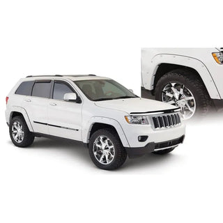 Bushwacker Pocket Style Fender Flares 4pc (REAR): Jeep Grand Cherokee (11-18) - Black
