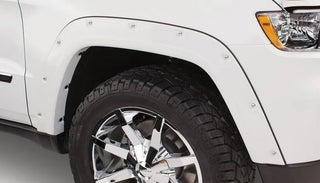 Bushwacker Pocket Style Fender Flares 4pc (REAR): Jeep Grand Cherokee (11-18) - Black
