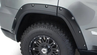 Bushwacker Pocket Style Fender Flares 4pc (REAR): Jeep Grand Cherokee (11-18) - Black
