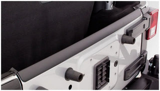 Bushwacker Trail Armor Hood and Tailgate Protector 2-Piece Set: Jeep Wrangler (2007-2018) - Black