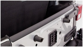 Bushwacker Trail Armor Hood and Tailgate Protector 2-Piece Set: Jeep Wrangler (2007-2018) - Black